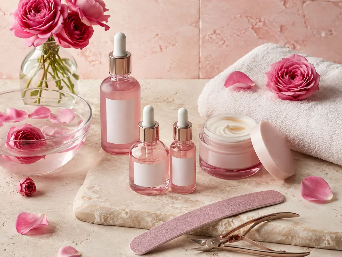 Pink-inspired cuticle and nail care essentials