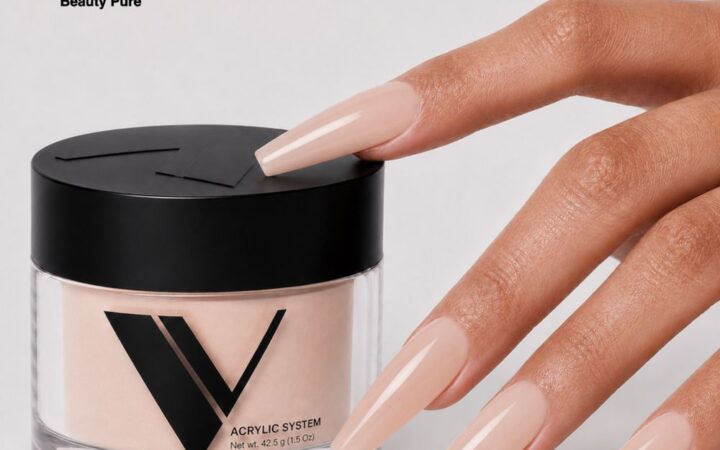 Tendencias: polvo acrílico crema nude para diseños actuales