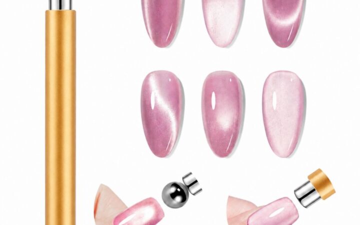 Tendencias 2026: imán cat eye doble cabeza en manicuras