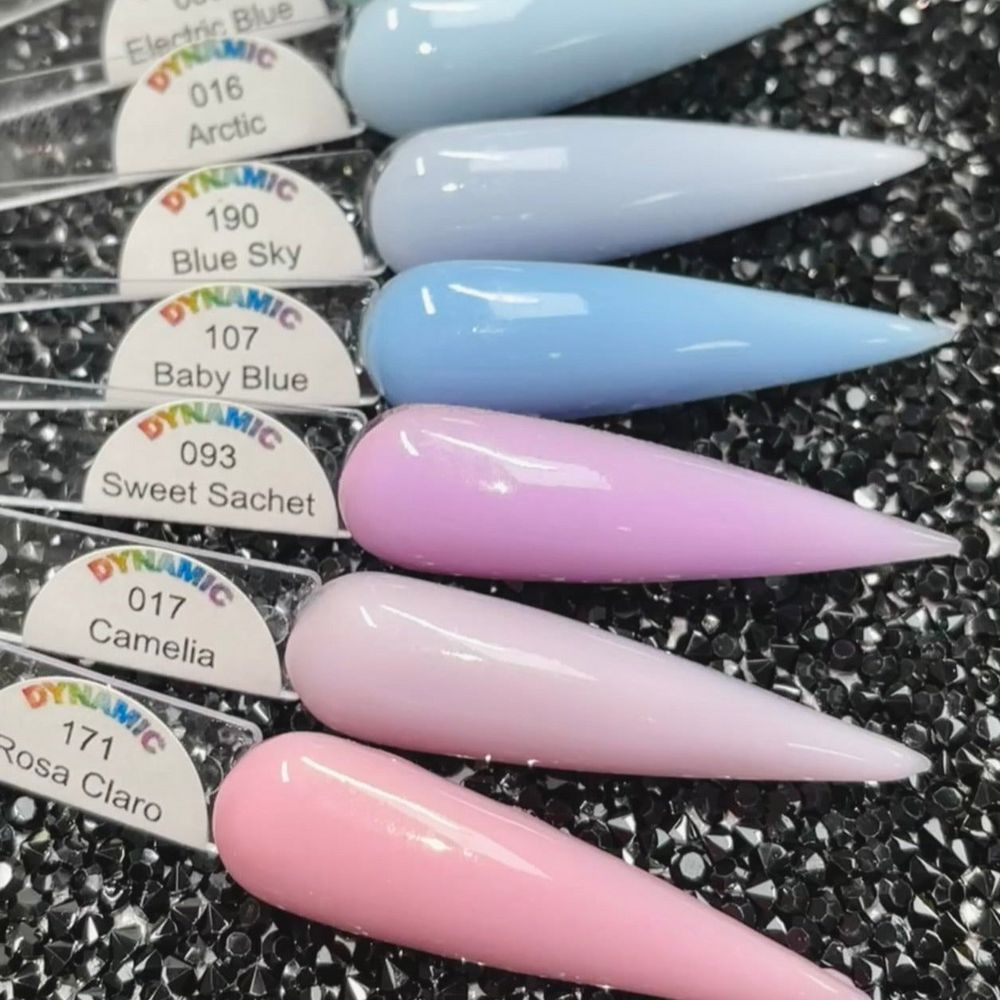 pastel acrylic powder jars set - 5